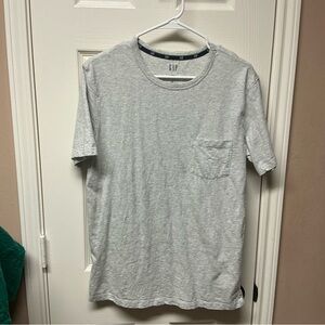 GAP Gray Short Sleeve Tee Classic Crew Neck